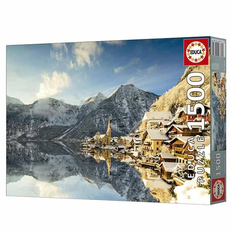 Puzzle Educa Winter in Hallstatt, Austria
