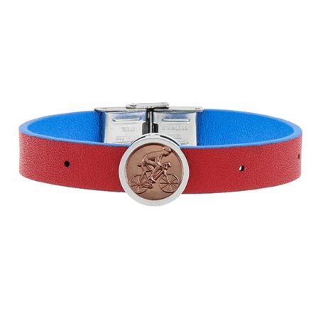 Bracelet Homme Talent Jewels TJA-1-01-02-3-1 Rouge