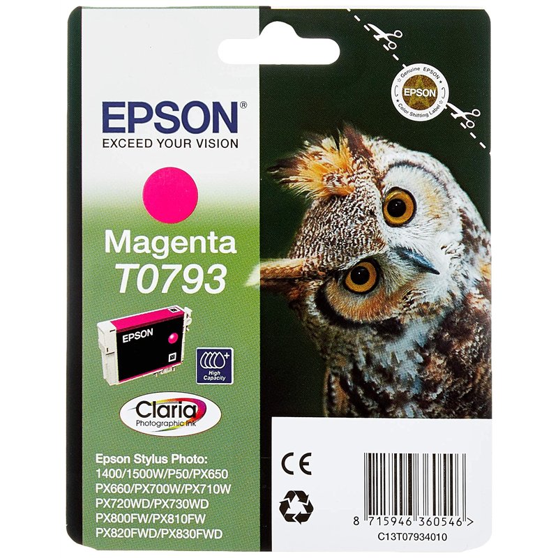 Epson Photo 1400 Cartouche d'encre d'origine Magenta Amazon Dash Replenishment est prêt