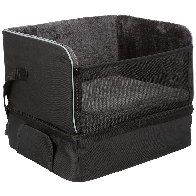 Trixie Siège de Voiture Noir pour chien, 45 × 38 × 37 cm