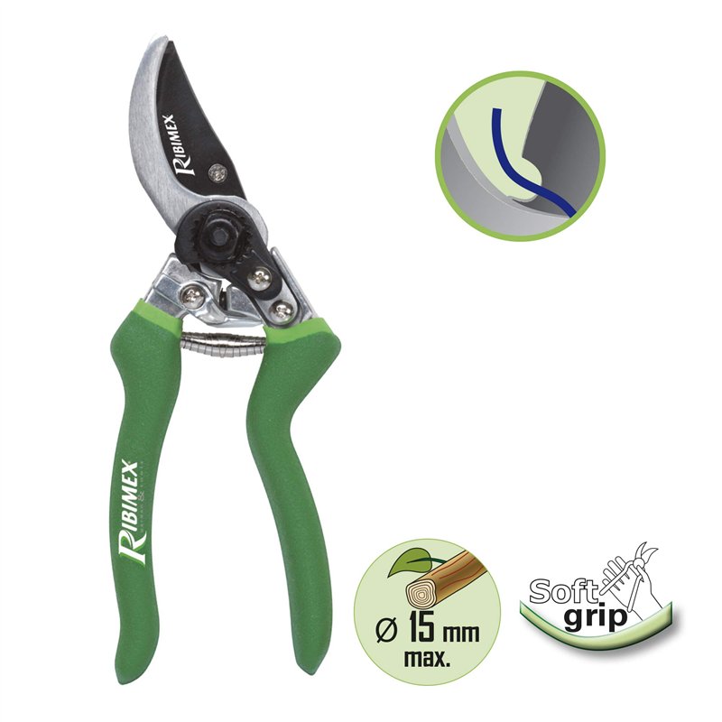 Image secondaire de Willemse France 016249 Sécateur lame courbes Multicolore 12 x 12 x 29 cm