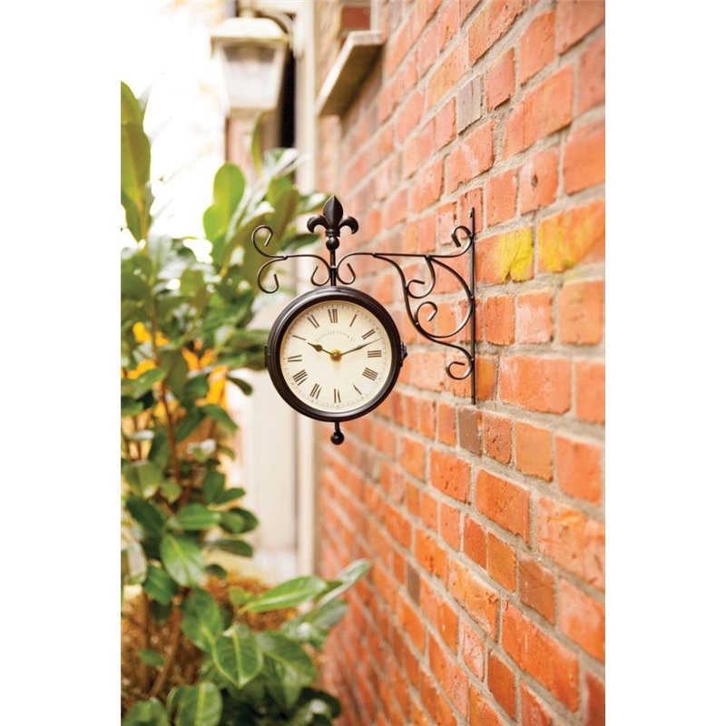 Image secondaire de Esschert Horloge extérieure avec thermomètre