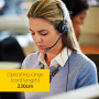 Jabra B2B BIZ 2400 II Duo USB NOUVELLE GENERATION Microsoft Mic. 82 E-STD, Antibruit, Certifié Microsoft noir 18,3 x 14,2 x 5,5 