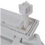 vidaXL Abattant WC Fermeture Douceur Blanc Ovale Salle de Bain Siège Toilette