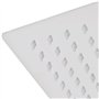 vidaXL Tête de Douche Plongeante Carrée 30x30 cm Pomme Douchette Salle de Bain