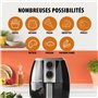 Friteuse sans huile Airfryer Tristar FR-6989-900 g de frites - 3,5 L - Panneau de contrôle digital