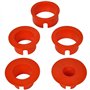 vidaXL Support de Parasol Ancrage Sol Socle de Parasol Patio Plage Jardin Camping Base Pied de Parasol Extérieur 55 cm Acier Gal