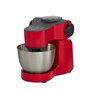 Moulinex QA311510 Robot Pâtissier avec Blender Wizzo Pétrin Fouet Flex Batteur Électrique 7 Vitesses Pulse 1000W Cuisine Rouge