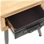 vidaXL Table de Chevet Bois de Sapin Massif 43x38x50 cm Décor Chambre Maison