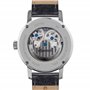 Ingersoll The Jazz Mens Automatic Watch I07702 with a Silver Dial and a Blue Genuine Leather Band