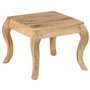 vidaXL Table d'Appoint Table de Salon Bout de Canapé Bois de Manguier Massif