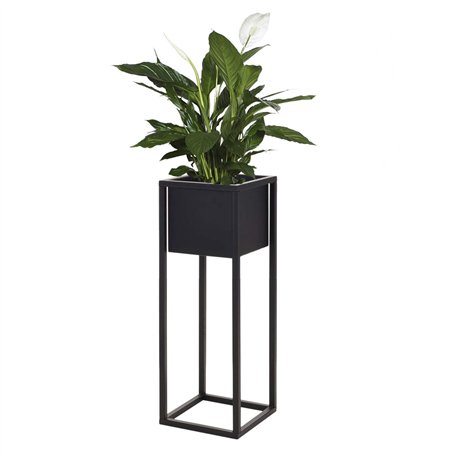 RUNADI Home&Styling Pot de Fleurs sur Pied Jardinière Support pour Plantes Présentoir à Fleurs pour Balcon Bac à Fleurs Jardin T