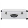 vidaXL Etui de CD pour 80 CD Boîte de Rangement de CD Boîtier Coffre de Rangement de CD Bac de Rangement Boîte pour Stockage Alu