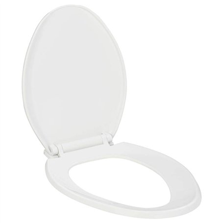 vidaXL Abattant WC à Fermeture en DouceurSiège de Toilette Cuvette Lunette de Toilette Salle de Bains Maison Restaurant Magasin 