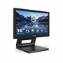 Philips 162B9T Moniteur Tactile 16", Hauteur réglable (1366 x 768, 60 Hz, VGA, DVI, HDMI, DisplayPort, Hub USB) Noir