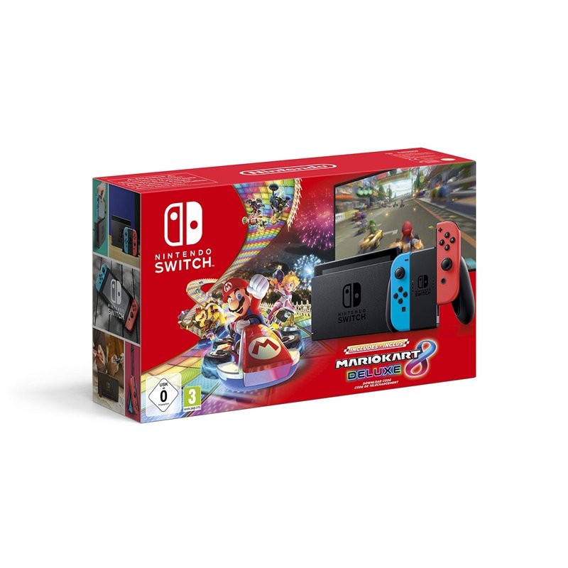 Console Nintendo Switch Mario Kart 8 Deluxe (Code de téléchargement du jeu inclus)
