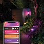 Philips Hue White & Color Ambiance, applique murale extérieure Impress, fonctionne avec Alexa, Google Assistant et Apple Homekit