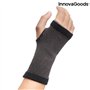 InnovaGoods Bracelet de Maintien avec Fils de cuivre et Charbon de Bambou Wristcare-S/M, Unisexe Adulte, Noir, 16 x 7,5 cm