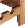 vidaXL Casier à Bouteilles Porte-Bouteilles Casier à Vin Stockage Range-Bouteilles Maison Intérieur 40x30x80 cm Bois Solide d'Ac