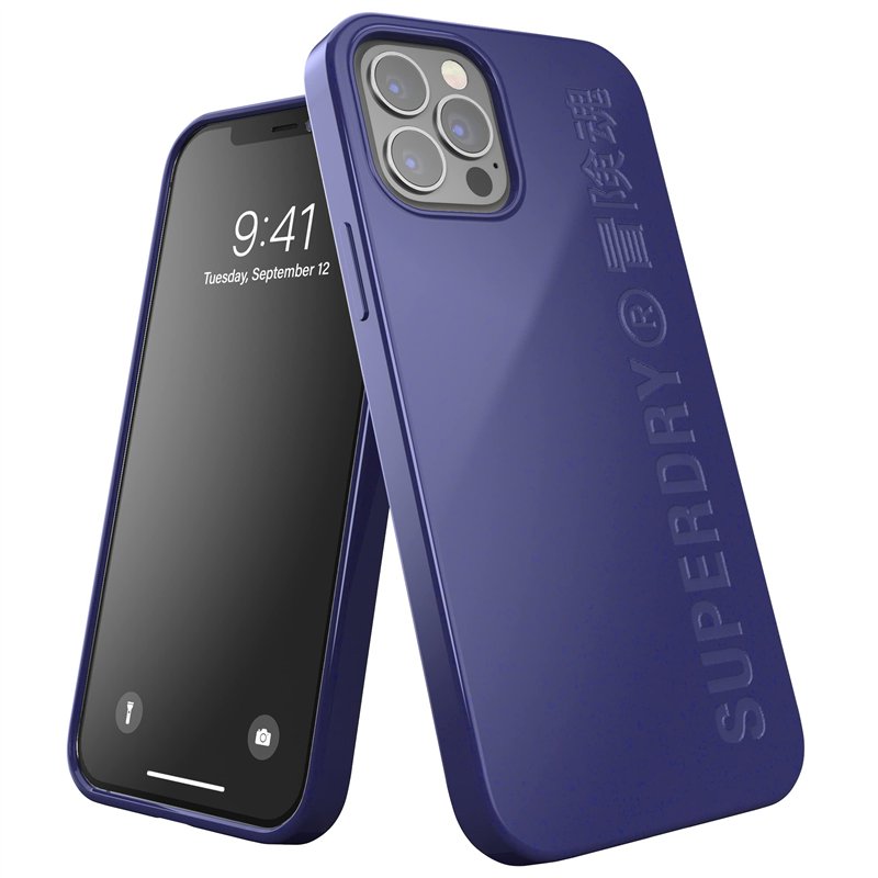 Superdry Coque de Protection pour iPhone 12 / iPhone 12 Pro 6.1 - Compostable - Matériaux à Base de matières Bio - pour iPhone 1