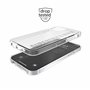 Superdry 42591 Coque de Protection Transparente pour iPhone 12 / iPhone 12 Pro 6.1 Transparent/Argent