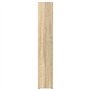 vidaXL Armoires à CD 2 pcs Chêne sonoma 21x16x93,5 cm Aggloméré