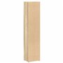 vidaXL Armoires à CD 2 pcs Chêne sonoma 21x16x93,5 cm Aggloméré