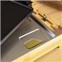 Cecotec Tasty&Grill 2000 Plancha électrique en bambou Puissance 2 000 W, structure en bambou, thermostat réglable, plaque plate,