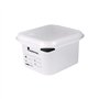 MasterPRO Foodies | Récipient hermétique | 17,6 x 16,2 x 10 cm contenance d'1,7 L | Couvercle double verrouillage | Indicateur d