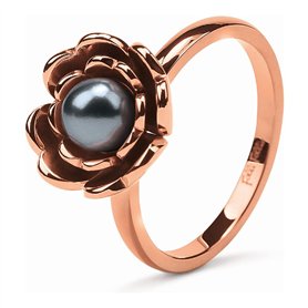 Folli Follie 3R16T056RDA Bague en acier inoxydable pour femme Rose Taille 56