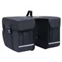 vidaXL Sac de Vélo Double pour Porte-Bagages Etanche Sacoche de Vélo Sac de Bicyclette Sac de Rangement Voyage à Vélo Camping 35