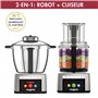 Magimix Cook Expert Connecté - Robot de cuisine Multifonction Connect 3,5L, Moteur Professionnel 1700W,Chrome mat
