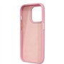 Guess Coque pour iPhone 14 Pouces Motif Croco Rose Housse de