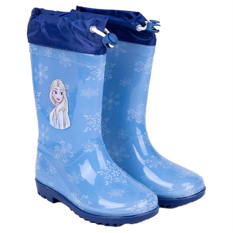 CERDÁ LIFE'S LITTLE MOMENTS Garçon Unisex Kinder Bottes Pluie PVC Frozen II Blue mi-Mollet, Bleu, 31 EU