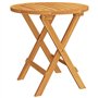 Bussandri Exclusive Table de bistrot en bois massif d'acacia Ø 46 x 47 cm