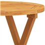 Bussandri Exclusive Table de bistrot en bois massif d'acacia Ø 46 x 47 cm