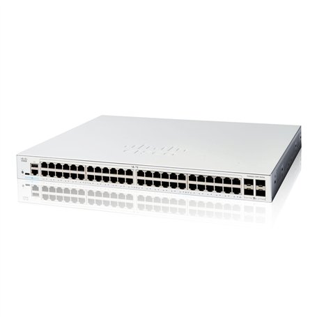 Cisco Commutateur Intelligent Cisco Catalyst 1200-48T-4X, 48 Ports GE, Ports SFP+ 4x10GE, Garantie limitée à Vie (C1200-48T-4X)