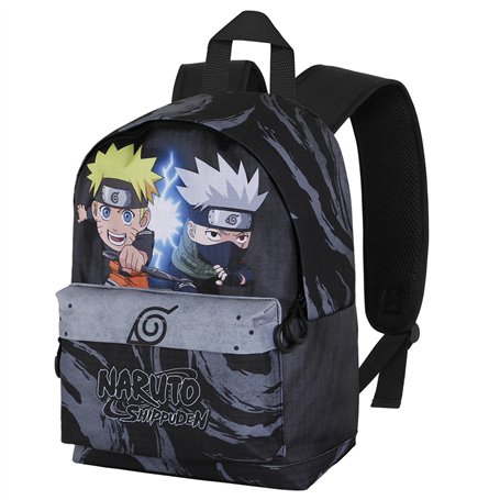 Naruto Kid-Petit Sac à Dos HS Fan, Gris, 25 x 35 cm, Capacité 12 L