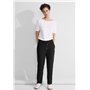 STREET ONE A377201 Pantalon en Viscose, Noir, 40W x 28L Femme