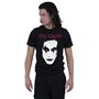 The Crow T-Shirt à Manches Courtes Unisexe Face Noir