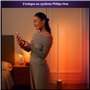 Philips Hue Twilight, Lampe de chevet et de réveil connectée, lumière blanche et couleur, compatible Bluetooth, commande vocale 