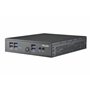 SHUTTLE XPC Slim Barebone DS50U, Intel Celeron 7305, 2X LAN (1x 2.5Gbit,1x 1Gbit), 1xCOM,1xHDMI,1xDP, 1x VGA, fanless,