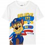 CERDÁ LIFE'S LITTLE MOMENTS Camiseta Corta Single Jersey Paw Patrol Tricot, Blanc, 3 Ans Fille