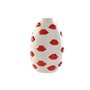 Vase Home ESPRIT Blanc Rouge Dolomite 15 x 15 x 22