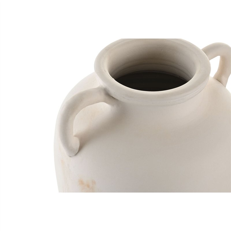 Image secondaire de Vase Home ESPRIT Beige Terre cuite Style artisanal 27 x 25 x 50 cm