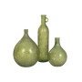 Vase Home ESPRIT Vert Cristal recyclé Finition vieillie 29 x 29 x 43 cm