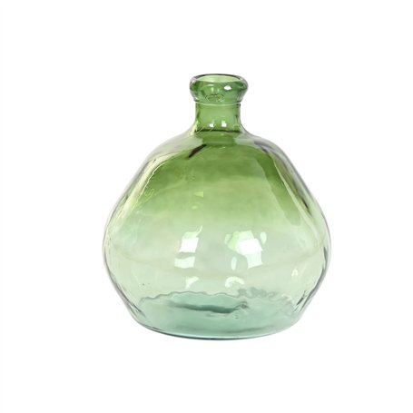 Vase Home ESPRIT Vert Cristal recyclé 45 x 45 x 47