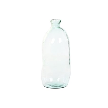 Vase Home ESPRIT Transparent Cristal recyclé 34 x 34 x 73 cm