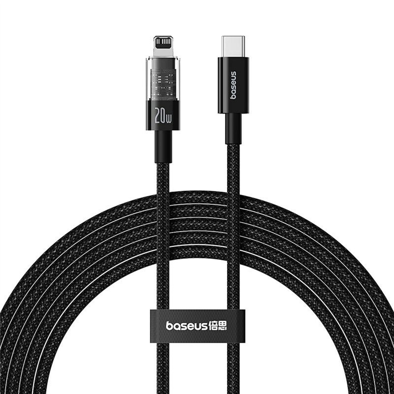 Câble USB-C vers Lightning Baseus P10373001111-01 Noir 2 m