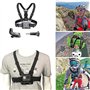 TEKCAM Harnais Poitrine Fixation Bandeau Compatible avec GoPro Hero 13/12/11/10/9/8/ AKASO V50X Brave 7/ GOOKAM/Jadfezy/Dragon T